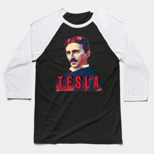 Nikola Tesla Baseball T-Shirt